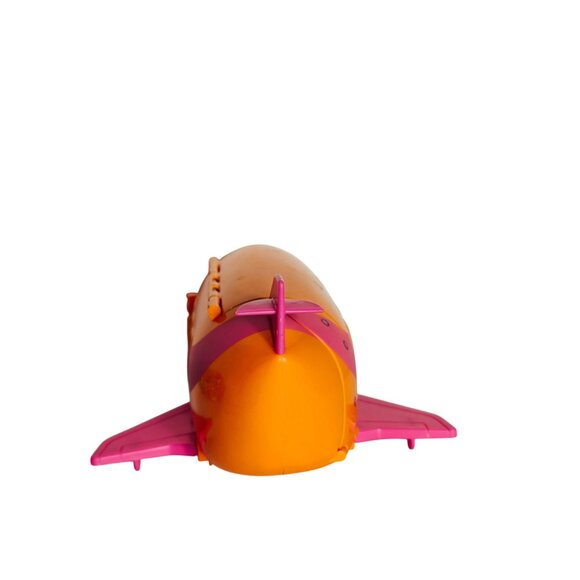 Polly Pocket 2002 Groovy Getaway Jet Airplane Playset Dolls Accessories - Picture 7 of 8